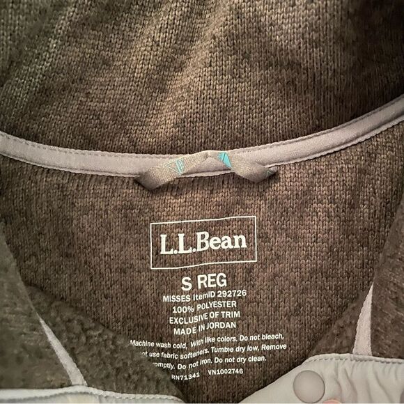 L.L Bean sweater fleece pullover - Picture 5 of 6